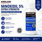 Kirkland Minoxidil 5% Extra Strength Hair Regrowth Treatment for Men 60ml Fast Results