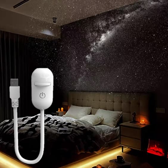 Mini Galaxy Star Projector Night Lamp