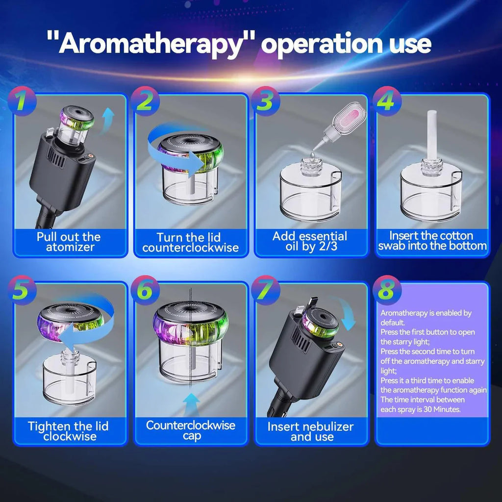5-in-1 Car Charger with Star light