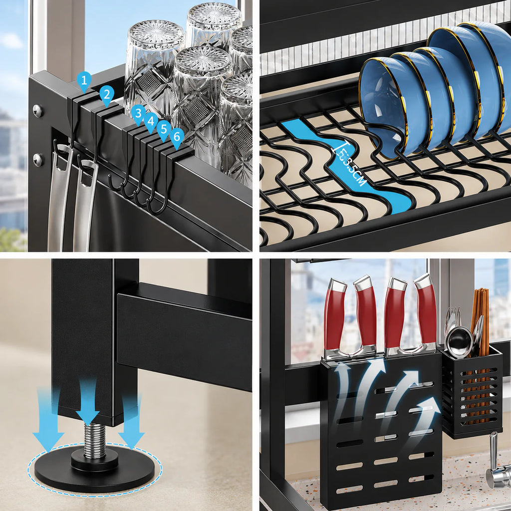 Kitchen Sink Shelf With Cabinet Door