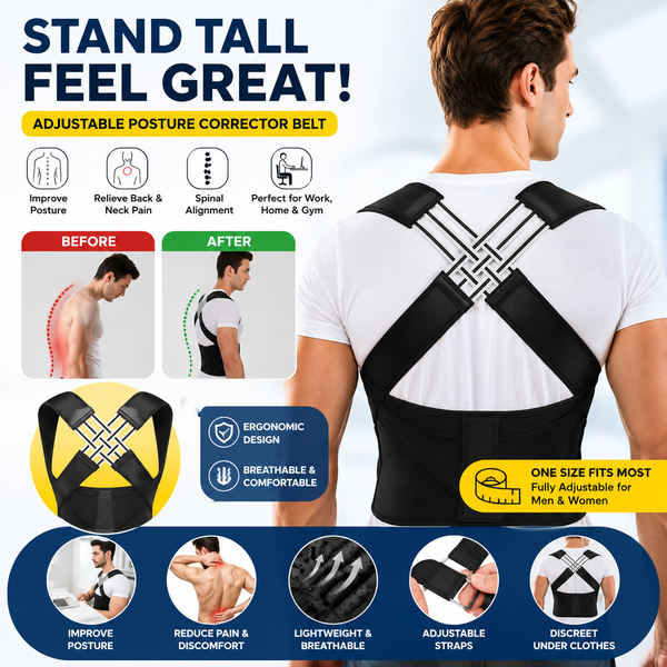 Adjustable Posture Corrector Belt