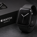 Apple Watch Series 9, GPS + Callular With Stainless Steel / ساعة أبل سيريز 9، مزودة بنظام تحديد المواقع العالمي (GPS) ووظيفة الاتصال، مصنوعة من الفولاذ المقاوم للصدأ.